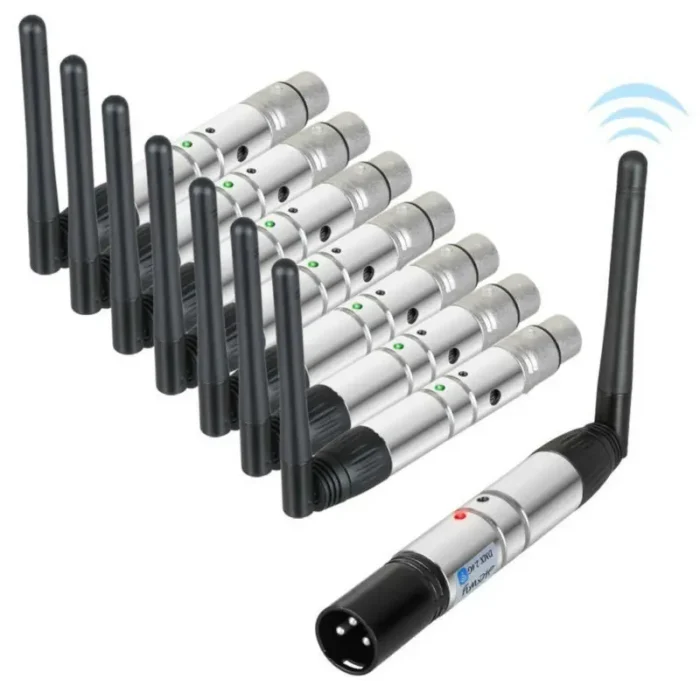 DMX512 DFI DJ Wireless Receiver Transmitter 2.4G For LED Stage Light Par Moving Head Beam LED Light 400m Control - Image 1