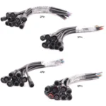2Pin 3Pin 4Pin 5Pin 5~50Pairs Male to Female Led Connector Waterproof IP68 Black Cable For LED Light Strips - Image 3