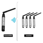 DMX512 DFI DJ Wireless Receiver Transmitter 2.4G For LED Stage Light Par Moving Head Beam LED Light 400m Control - Image 9