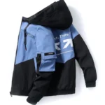 2023 Men's Spring and Autumn New Jackets High Street Trendy Printing Cargo Coat Stitching Color Windproof Pilot Jacket Male - Image 7