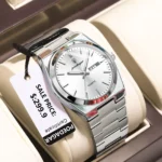 POEDAGAR Luxury Watch For Man Waterproof Luminous Date Week Stainless Steel Men Watch Casual Quartz Men's Watches Male Clock+box - Image 12