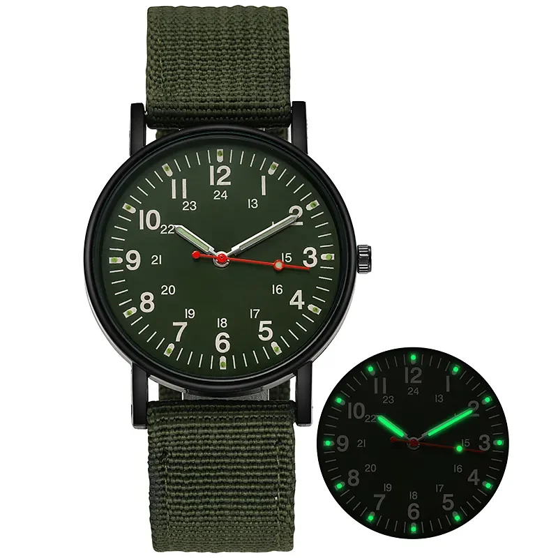 S0627a87881d8475eb0dfc5840d81708fc.webp Fashion Men Watches Luminous Nylon Band Military Watch Men Army Wrist Quartz Sports Shock Wristwatches Couple Waterproof Reloj - Image 1