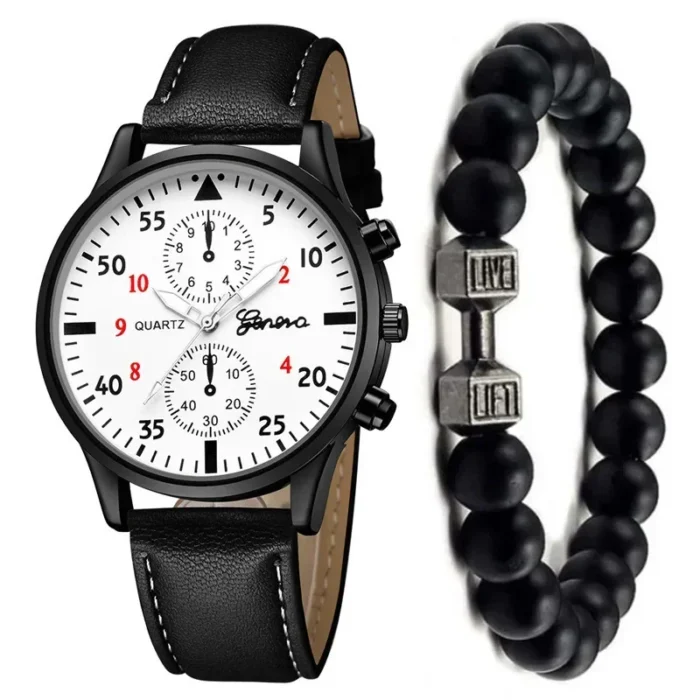 4/2/1pcs Men Sports Watches Set Man Business Quartz Wristwatch Luxury Brown Leather Bracelet Men Casual Clock Watch（no Box） - Image 19