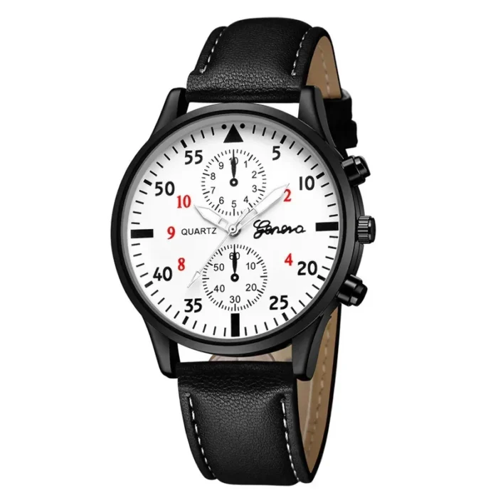 4/2/1pcs Men Sports Watches Set Man Business Quartz Wristwatch Luxury Brown Leather Bracelet Men Casual Clock Watch（no Box） - Image 7
