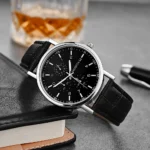 Men Watches Business Wrist Watch Luxury Leather Strap Analog Watches Quartz Wristwatches Clock Men Women Casual Simple Watch - Image 18