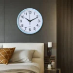 Wall Clock Ornament Modern Wall Clock High-precision Non-ticking Quartz Wall Clock Sleek Round Design Battery Operated for Easy - Image 6