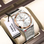 POEDAGAR Luxury Watch For Man Waterproof Luminous Date Week Stainless Steel Men Watch Casual Quartz Men's Watches Male Clock+box - Image 7