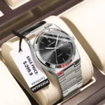 POEDAGAR Luxury Watch For Man Waterproof Luminous Date Week Stainless Steel Men Watch Casual Quartz Men's Watches Male Clock+box - Image 15