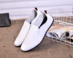New Flats Moccasins Male Footwear Brand Leather Black Men Casual Shoes #7762141111111 - Image 6