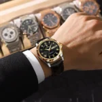 POEDAGAR Luxury Business Man Wristwatch Waterproof Luminous Date Week Men Watch For Men Quartz Clock Leather Men's Watches reloj - Image 6