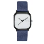 Fashion Watch Simple Square Dial PU Leather Quartz Men Business Watch Wristwatch for Men Clock for Women Montre Homme - Image 9