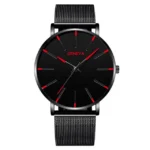 2024 Minimalist Men Fashion Watches Ultra Thin Simple Men Business Stainless Steel Mesh Belt Quartz Watch Gift Relogio Masculino - Image 10