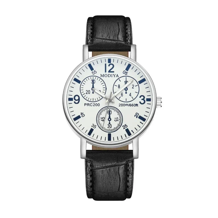 Men Watches Business Wrist Watch Luxury Leather Strap Analog Watches Quartz Wristwatches Clock Men Women Casual Simple Watch - Image 22