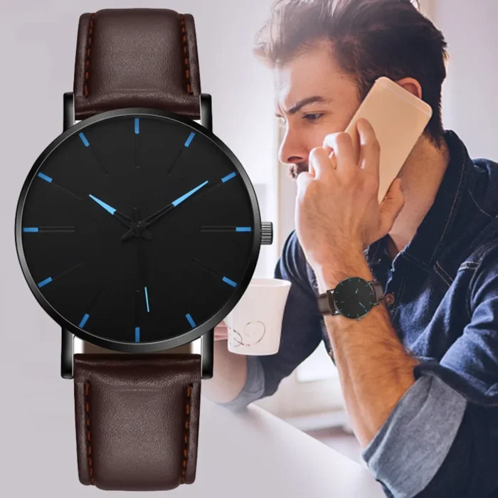Man Watch Metal Luxury Watches Quartz Watch Stainless Steel Dial Casual Bracele Watch for Men Relojes Para Hombre Часы Мужские - Image 1