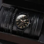 4/2/1pcs Men Sports Watches Set Man Business Quartz Wristwatch Luxury Brown Leather Bracelet Men Casual Clock Watch（no Box） - Image 23