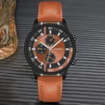 Quartz Watches for Men Leather Strap Wristwatches Relogios Top Luxury Brand Man Watch Business Men Clock Gift Reloj Hombres - Image 2
