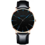 2024 Minimalist Men Fashion Watches Ultra Thin Simple Men Business Stainless Steel Mesh Belt Quartz Watch Gift Relogio Masculino - Image 23
