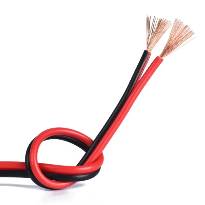 1 Pair-2 Pins Car Battery Soft Inverter Cable Red and Black 20AWG 18AWG 16AWG 14AWG Oxygen-free Copper Wire Solar Power Cord - Image 5