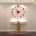 Modern Design Large Wall Clock 3D DIY Quartz Clocks Fashion Watches Acrylic Mirror Stickers Living Room Home Decor Horloge - Image 2