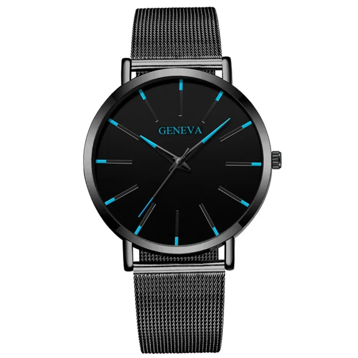 2024 Minimalist Men Fashion Watches Ultra Thin Simple Men Business Stainless Steel Mesh Belt Quartz Watch Gift Relogio Masculino - Image 15