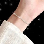 2023 New Popular Silver Colour Sparkling Clavicle Chain Choker Necklace For Women Fine Jewelry Wedding Party Gift - Image 16