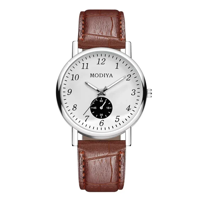 Men Watches Business Wrist Watch Luxury Leather Strap Analog Watches Quartz Wristwatches Clock Men Women Casual Simple Watch - Image 15