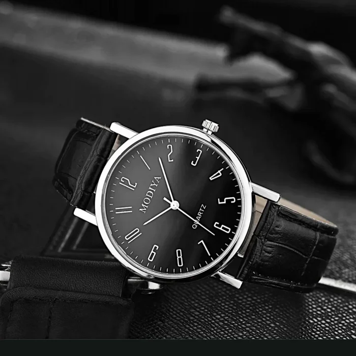 Men Watches Business Wrist Watch Luxury Leather Strap Analog Watches Quartz Wristwatches Clock Men Women Casual Simple Watch - Image 14