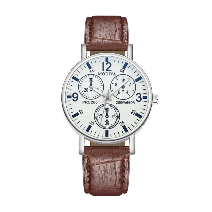 Men Watches Business Wrist Watch Luxury Leather Strap Analog Watches Quartz Wristwatches Clock Men Women Casual Simple Watch - Image 24