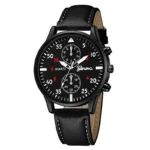 4/2/1pcs Men Sports Watches Set Man Business Quartz Wristwatch Luxury Brown Leather Bracelet Men Casual Clock Watch（no Box） - Image 5