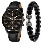 4/2/1pcs Men Sports Watches Set Man Business Quartz Wristwatch Luxury Brown Leather Bracelet Men Casual Clock Watch（no Box） - Image 18