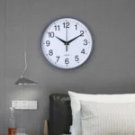Wall Clock Ornament Modern Wall Clock High-precision Non-ticking Quartz Wall Clock Sleek Round Design Battery Operated for Easy - Image 2