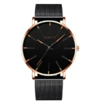 2024 Minimalist Men Fashion Watches Ultra Thin Simple Men Business Stainless Steel Mesh Belt Quartz Watch Gift Relogio Masculino - Image 11