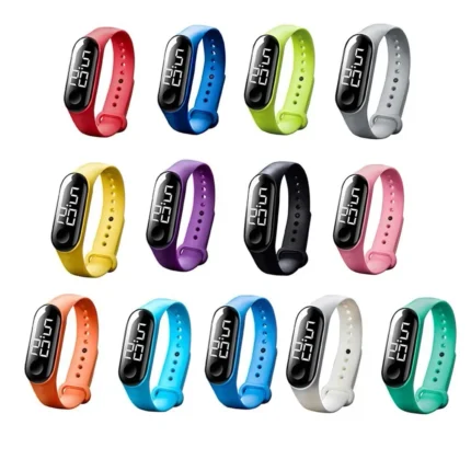 Sports Watch LED Screen Children Outdoor Women Sports Electronic Watch Men Silicone Strap Wirstwatch Student Clock Relogio