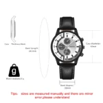 Quartz Watches for Men Leather Strap Wristwatches Relogios Top Luxury Brand Man Watch Business Men Clock Gift Reloj Hombres - Image 6