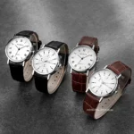 Luxury Men Watches Business Wrist Watch Leather Strap Analog Watches Quartz Wristwatches Clock Men Women Casual Simple Watch - Image 5