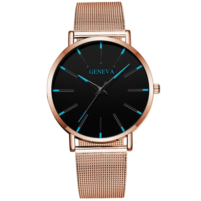 2024 Minimalist Men Fashion Watches Ultra Thin Simple Men Business Stainless Steel Mesh Belt Quartz Watch Gift Relogio Masculino - Image 17
