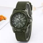 Men Army Watch Nylon Military Male Quartz Watches Fabric Canvas Strap Casual Cool Men's Sport Round Dial Relogios Wristwatch - Image 3