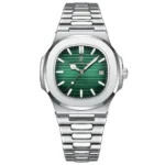 2023 New POEDAGAR Luxury Watch Business Waterproof Male Clock Luminous Date Stainless Steel Square Quartz Men Watch reloj hombre - Image 9