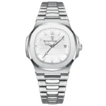 2023 New POEDAGAR Luxury Watch Business Waterproof Male Clock Luminous Date Stainless Steel Square Quartz Men Watch reloj hombre - Image 7