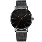 2024 Minimalist Men Fashion Watches Ultra Thin Simple Men Business Stainless Steel Mesh Belt Quartz Watch Gift Relogio Masculino - Image 16