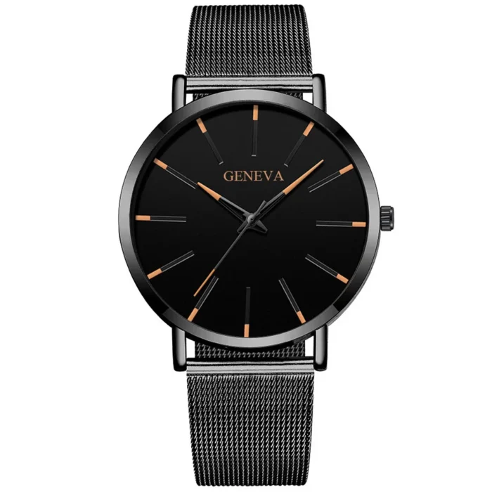 2024 Minimalist Men Fashion Watches Ultra Thin Simple Men Business Stainless Steel Mesh Belt Quartz Watch Gift Relogio Masculino - Image 16
