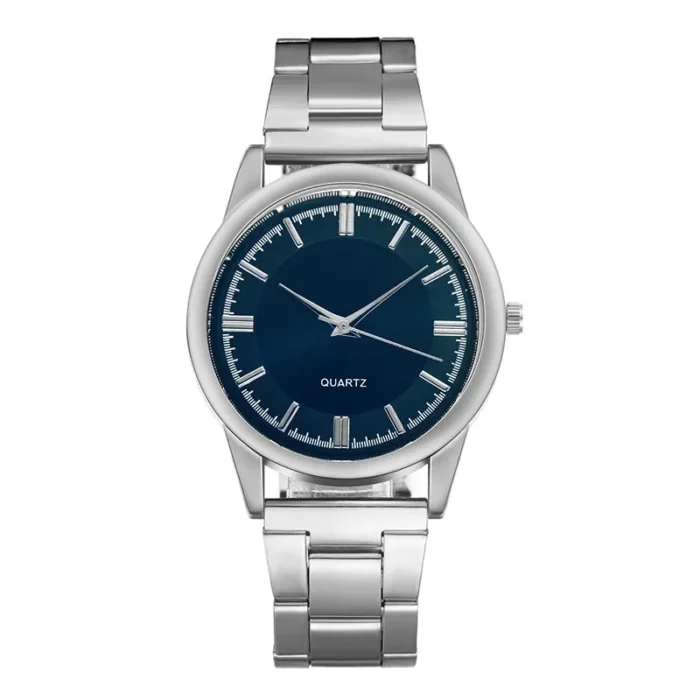 Classic Simple Men's Business Quartz Watch Stainless Steel Round Dial Casual Classic Women Men Business Quartz Watches Stainless - Image 9
