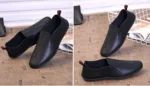 New Flats Moccasins Male Footwear Brand Leather Black Men Casual Shoes #7762141111111 - Image 5