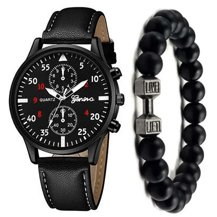 4/2/1pcs Men Sports Watches Set Man Business Quartz Wristwatch Luxury Brown Leather Bracelet Men Casual Clock Watch（no Box） - Image 17