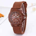 Men Army Watch Nylon Military Male Quartz Watches Fabric Canvas Strap Casual Cool Men's Sport Round Dial Relogios Wristwatch - Image 5