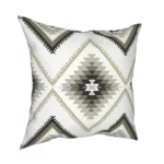 45x45cm Beige Aztec Pillow Case Turkish Kilim Navajo Moroccan Throw Pillow Boho Bohemian Pattern Tribal Decor Vintage Pillowcase - Image 6