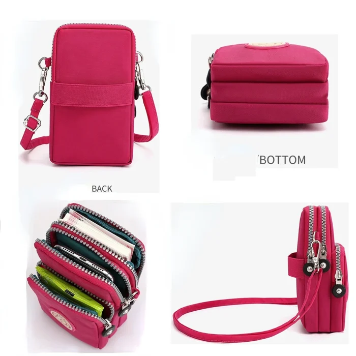 Shoulder Bag Nylon Women Mobile Phone Bag Mini Female Messenger Purse Lady Wallet Small CrossBody Bag Women Handbag сумка женска - Image 6