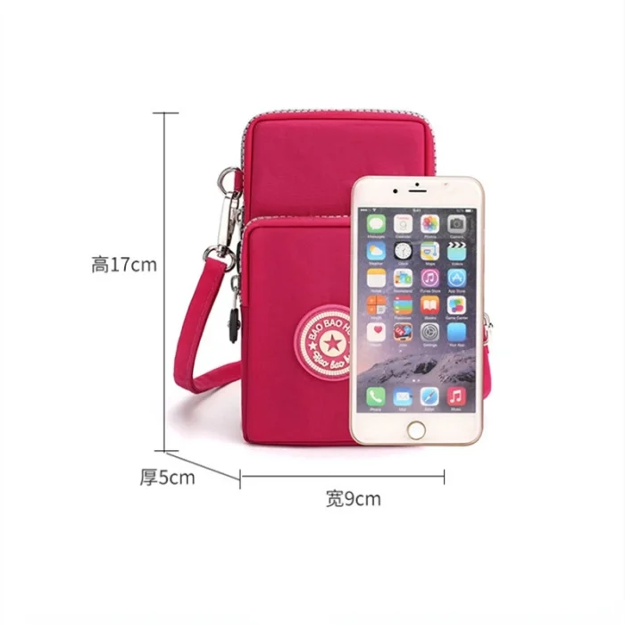 Shoulder Bag Nylon Women Mobile Phone Bag Mini Female Messenger Purse Lady Wallet Small CrossBody Bag Women Handbag сумка женска - Image 4