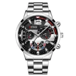 Fashion Mens Watches Luxury Stainless Steel Quartz Wristwatch Calendar Luminous Clock Men Business Casual Watch Reloj Hombre - Image 7