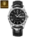 POEDAGAR Luxury Business Man Wristwatch Waterproof Luminous Date Week Men Watch For Men Quartz Clock Leather Men's Watches reloj - Image 18